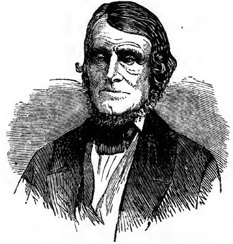 Historical engraved portrait of Martin Harris wearing a dark coat and high collar